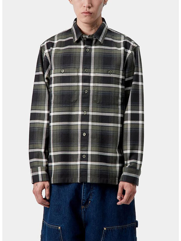 CAMICIA L/S VAUGHN, 35XXX VAUGHN CHECK OPUNTIA, large