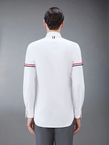 CAMICIA CLASSIC LONG SLEEVE BUTTON DOWN POINT, 100 WHITE, small