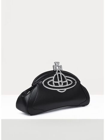 BORSA CLUTH AMBER, N401 BLACK, small