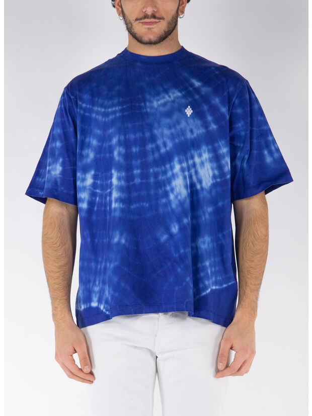 T-SHIRT AOP SOUNDWAVES OVER, 4501 BLUW WHITE, large