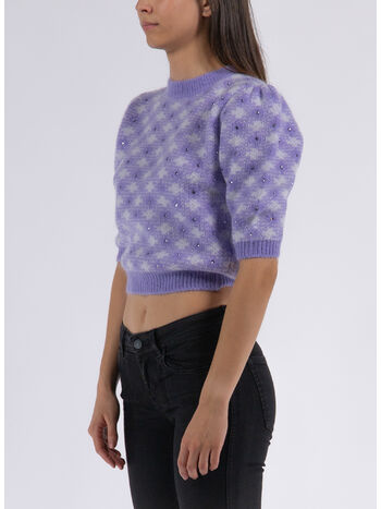 PULLOVER IN MAGLIA VICHY, , small