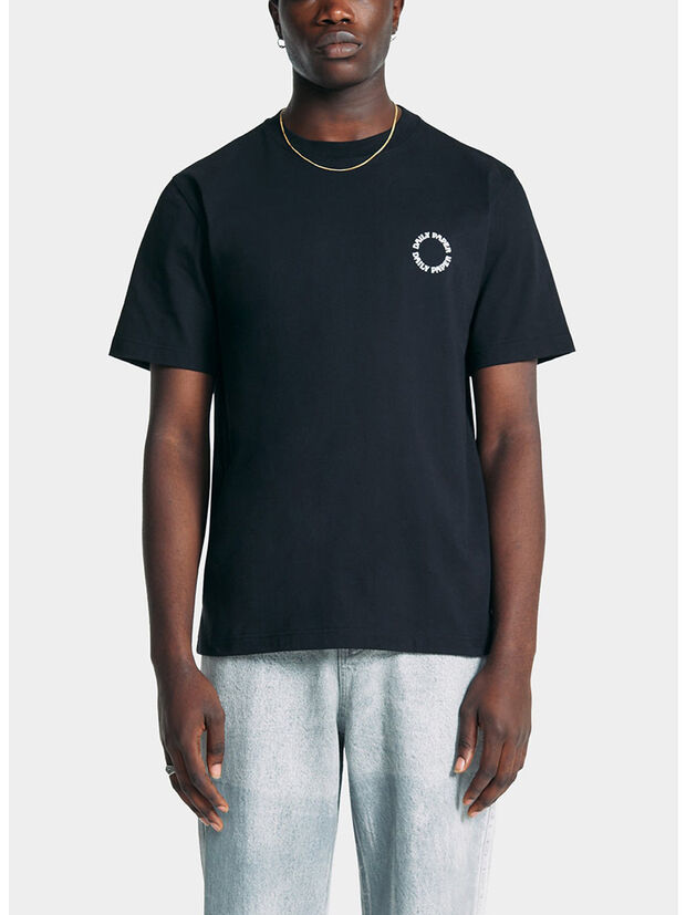 T-SHIRT ORBIT, BLACK, large