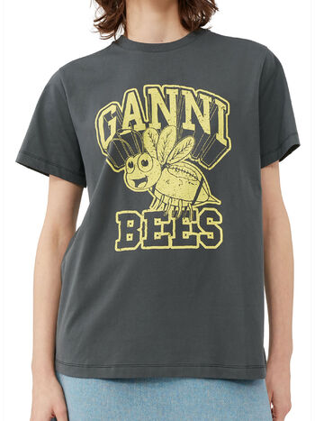 T-SHIRT BASIC YELLOW BEE, 490 VOLCANIC ASH, small
