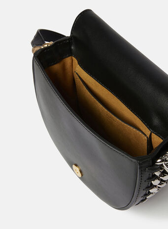 BORSA A SPALLA CON PATTA FRAYME PICCOLA, 1000BLACK, small