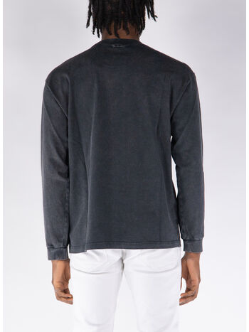 T-SHIRT LONG SLEEVE, 99 BLACK, small