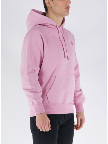 FELPA CON CAPPUCCIO, PALEPINK655, small