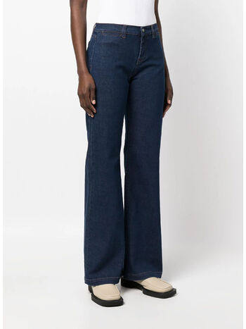 JEANS FLARE DENIM STRETCH, , small