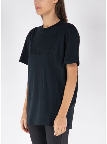 T-SHIRT LOGO EMBROIDERY, 999 BLACK, small