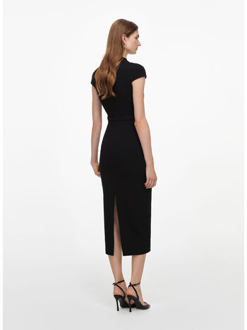 ABITO WOOL CREPE, BLACK, small