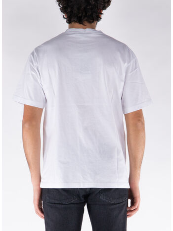 T-SHIRT CON LOGO, WTH0001 WHITE, small