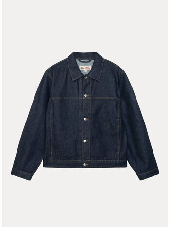 GIACCA TRUCKER DENIM, 0737 RINSEDINDIGO, small