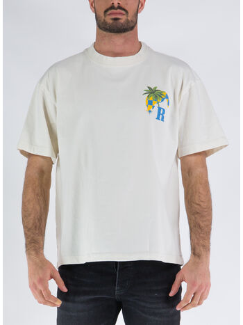 T-SHIRT MOONLIGHT TROPICS TEE, 0611 VTG WHITE, small