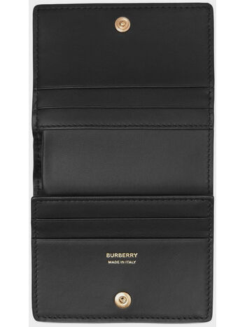PORTAFOGLIO A LIBRO TB IN PELLE A GRANA, BLACK, small