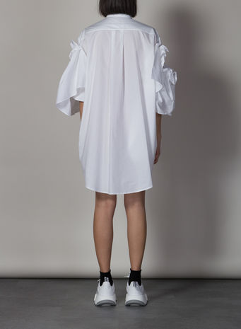 CAMICIA RUFFLE PANEL, 100WHITE, small