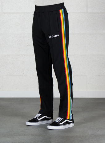 PANTALONE RAINBOW TRACK PANTS, BLACK/MULTI, small
