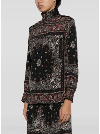 CAMICIA UTILITY BLOUSE, BLBA BLACK BANDANA, small