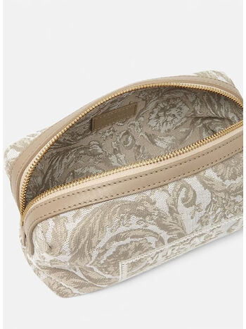 POUCH EMBROIDERY JACQUARD BAROCCO, 2KF4V BEIGE, small