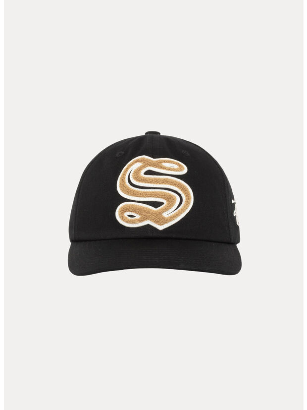 CAPPELLO MID-DEPTH CHENILLE S SNAPBACK, 0001 BLACK, large