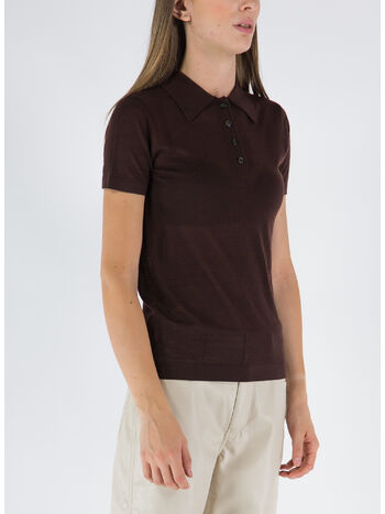 POLO HATTI, AUBERGINE BROWN, small