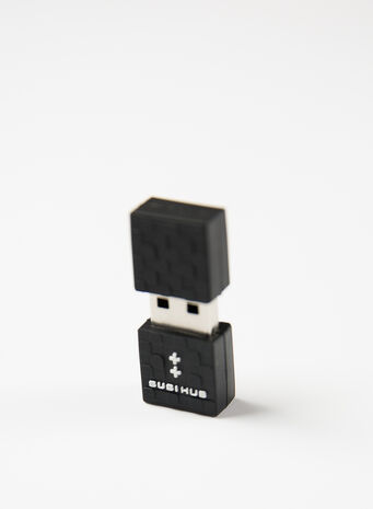 FLASH DRIVE BLACK HEART SUSIHUB, BLACK, small