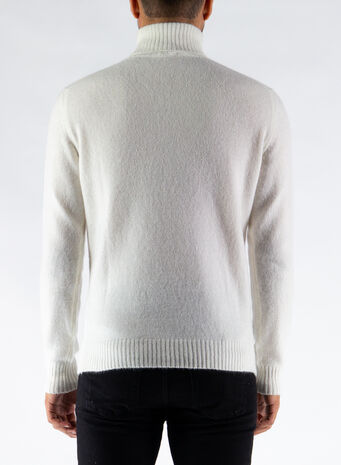 MAGLIONE DOLCEVITA, 001LATTE, small
