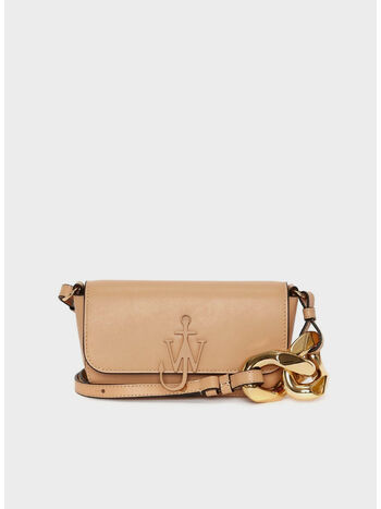 BORSA A SPALLA BAGUETTE ANCHOR, 031 LIGHTBEIGE, small