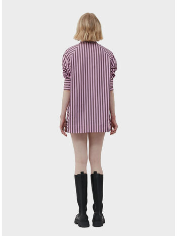 CAMICIA STRIPE COTTON OVERSIZE REGLAN, 534 BONBON, small