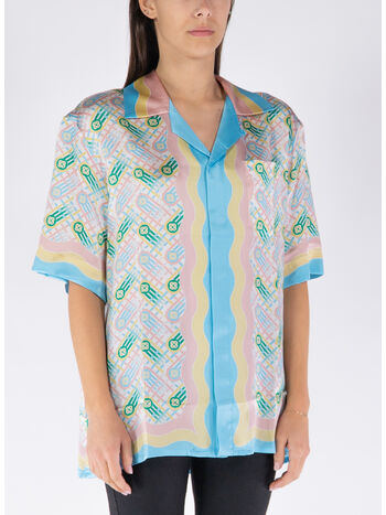 CAMICIA CUBAN COLLAR, PING PONG PRINT, small