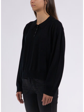 POLO KNIT CASHMERE, BLACK, small