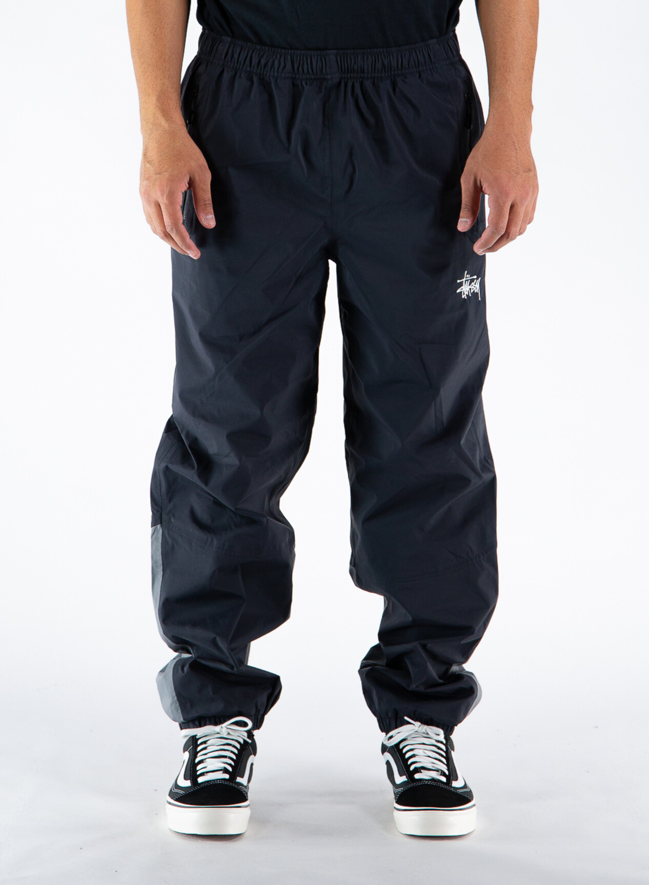 Taped Seam Rain Shell Pant - Black