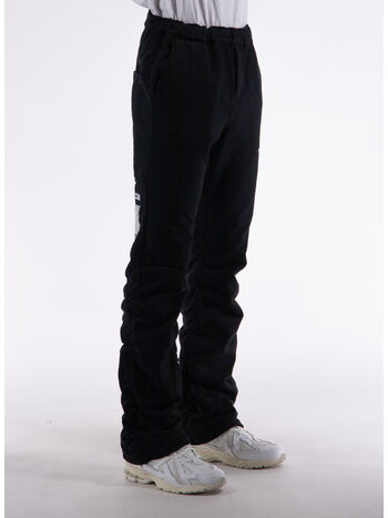 PANTALONE SHIRRED FLARE, K02-800 HEAVY TERRY BLACK, small