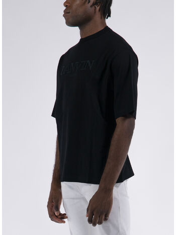 T-SHIRT OVERSIZED LANVIN PARIS, 10 BLACK, small