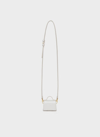 BORSA MINI G, WHITE, small