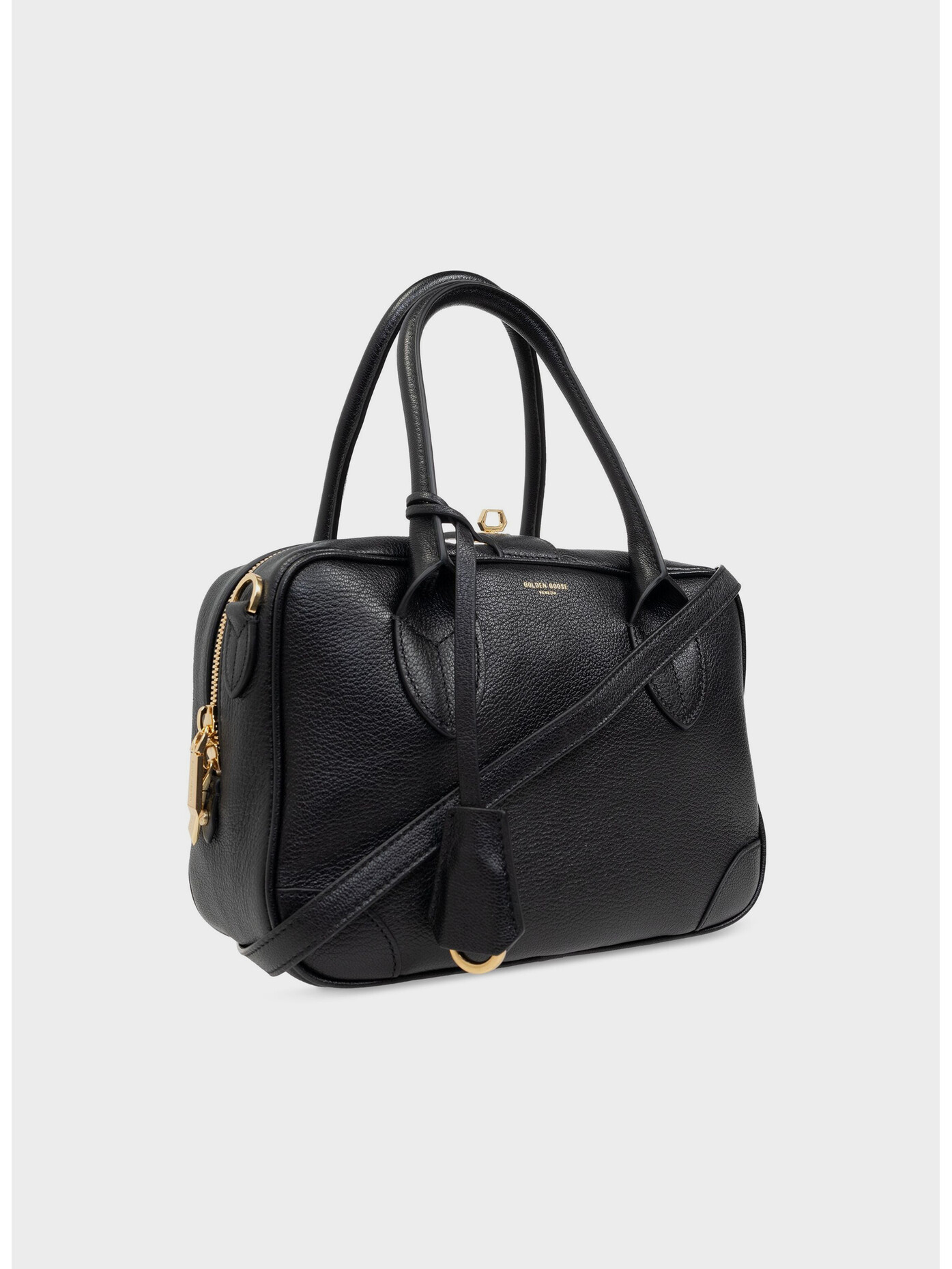 【関税&送料込】Golden  Borsa A Mano Venezia In Pelle GOLDEN GOOSE BORSA A MANO VENEZIA IN PELLE COLORE NERO