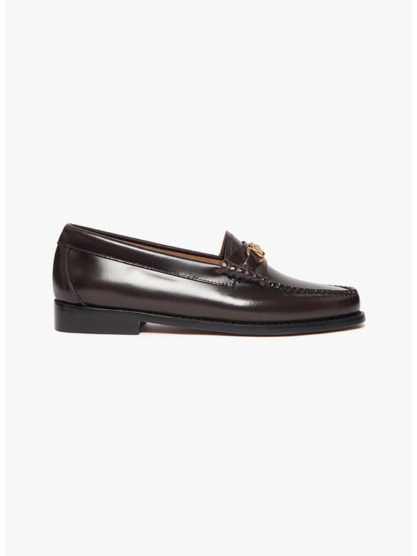 MOCASSINO WEEJUN LIANNA SNAFFLE, OCH CHOCOLATE LTHR, medium