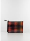 PORTAFOGLIO WALLET LENTICULAR TARTAN UNISEX, RED/YELLOW, thumb