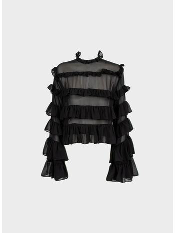 BLUSA BASTIGLIA, D6 NERO, small