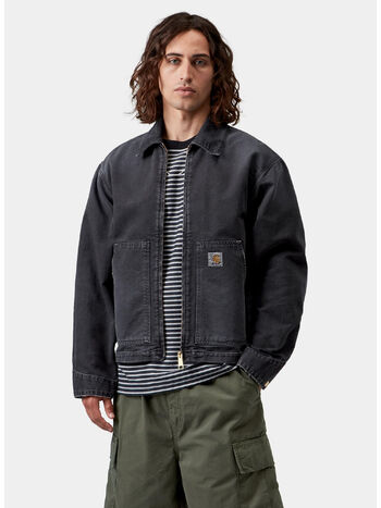 GIUBBOTTO  ARCAN, 00E17 Black / Black, destroy wash, small