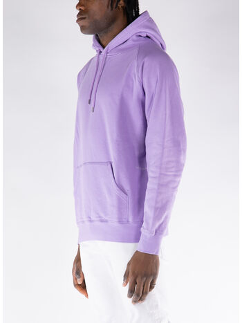 FELPA HOODIE LOGO, VIOLA, small