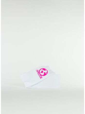 CALZINI MOIR, 2212 OPTIC WHITE/HOT PINK, small