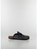 SCARPA MULES CON CRISTALLI, 999 BLACK/CRYSTA, thumb