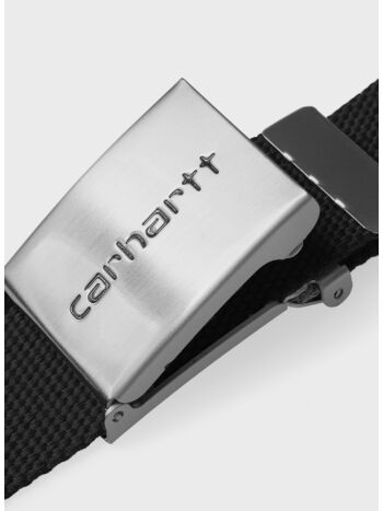 CINTURA CLIP BELT CHROME, 89XX BLACK, small