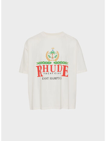 T-SHIRT EAST HAMPTON CREST, 0611 VTG WHITE, small