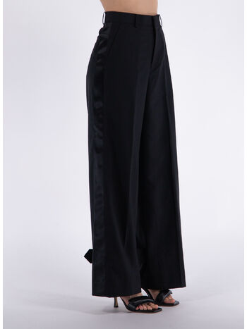 PANTALONE SUITING, 001 BLACK, small