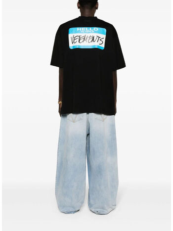 T-SHIRT MY NAME IS VETEMENTS, BLACK, small