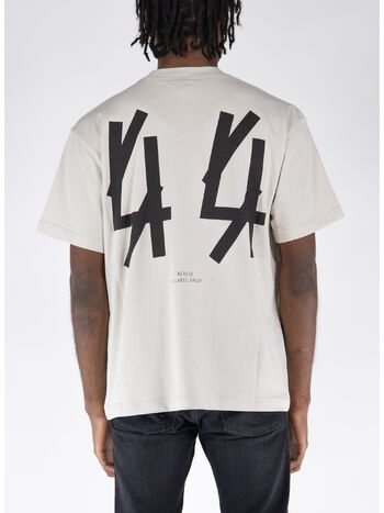 T-SHIRT CLASSIC, P397 DIRTY WHITE + 44 SOLID BLACK, small