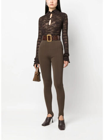 PANTALONE EVELINE, BITTER CHOCOLATE, small