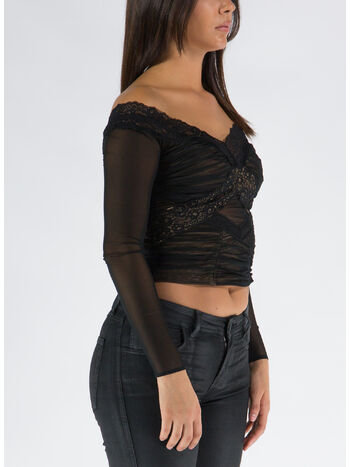 TOP BLACK MESH, BLACK, small