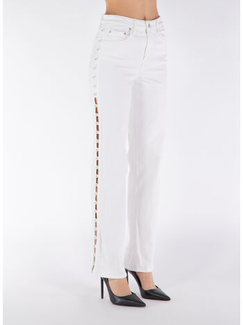 PANTALONE AMELIA HIGH RISE, IVORY, small