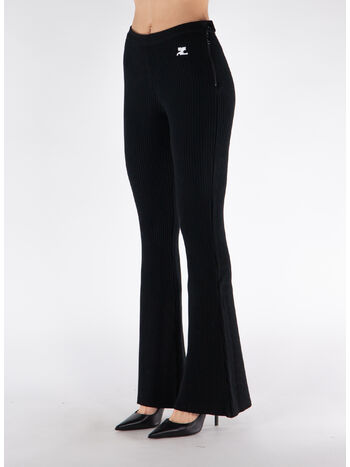 PANTALONE REEDITION RIB KNIT, 9999 BLACK, small